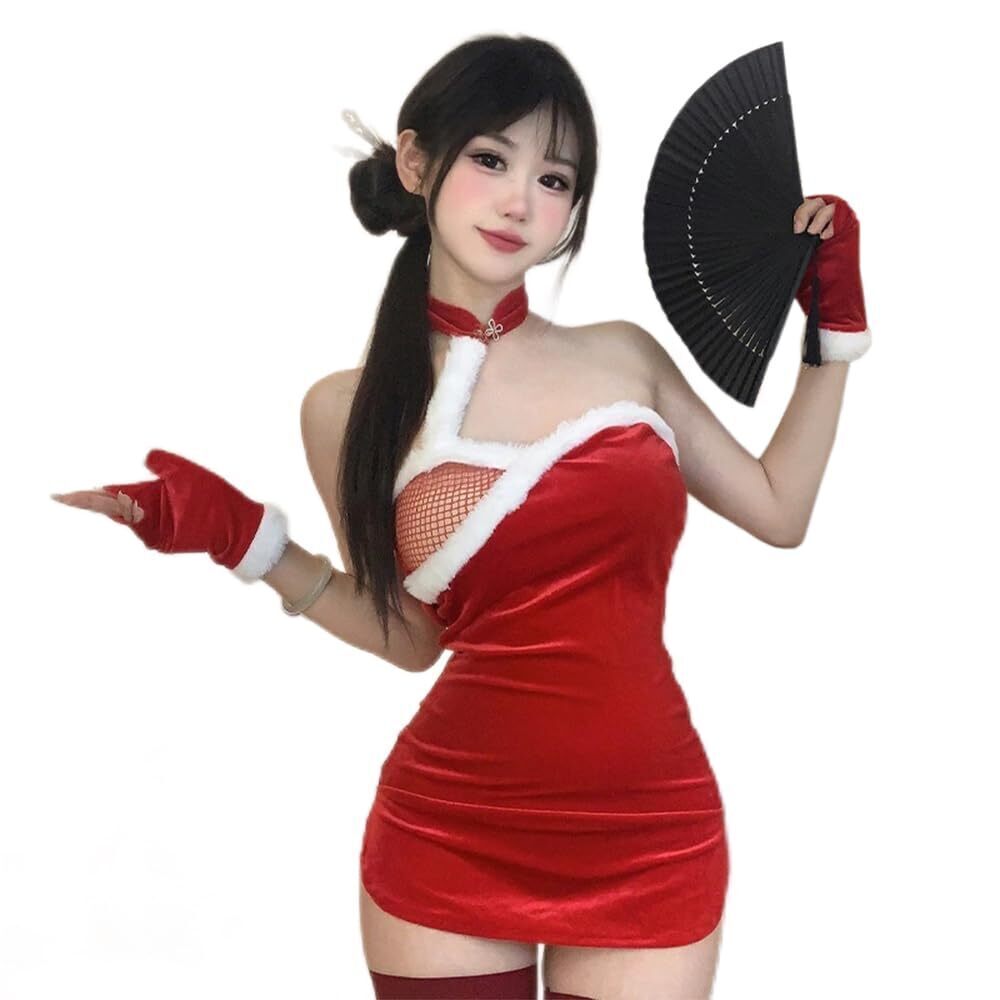 7174 Sexy Cosplay Lingerie Chinese Cheongsam Dress japanese Anime lingerie